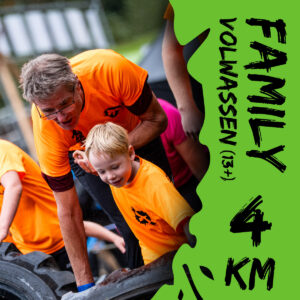 Early Bird - Obstacle Family 4 KM (Volwassenen vanaf 13 jaar)